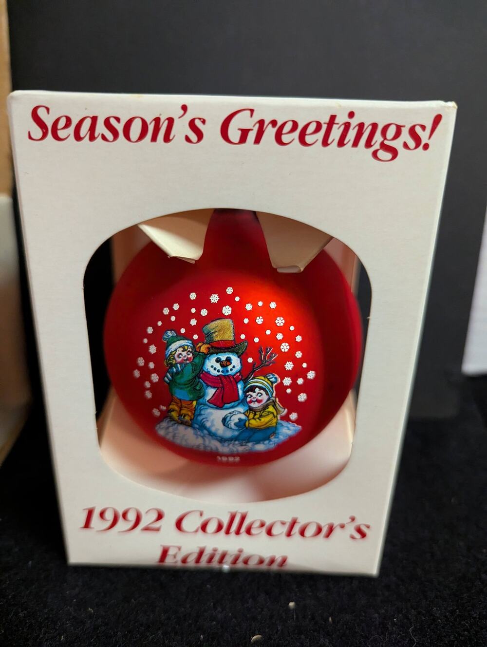 Vintage 1992 Campbell's Kids Collector's Edition Christmas Ornament